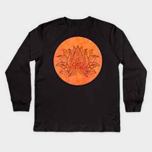 Flower of Life Kids Long Sleeve T-Shirt